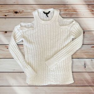 BCBGMaxAzria White Sweater - Size XS- Color Off White